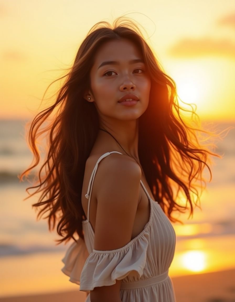 长发飘飘的夏日时光
